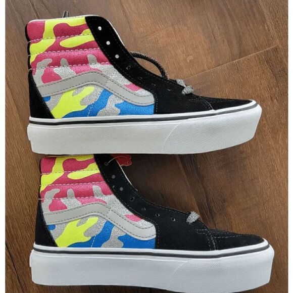 Vans sk8-hi platform 2 after dark women size 5.5 - Picture 1 of 7